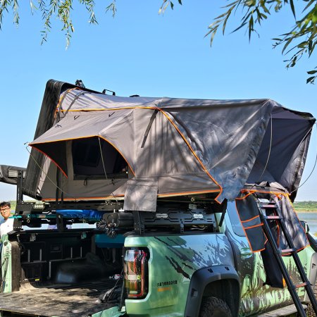 1.8m aluminum shell Roof tent for rollover