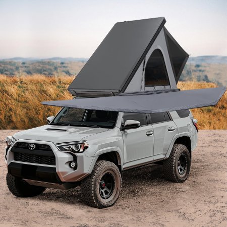 Hot Sale Outdoor 4x4 Car Side Awning For Car Pickup Comping Free Standing Roof Awning Waterproof 180 Degree Awning